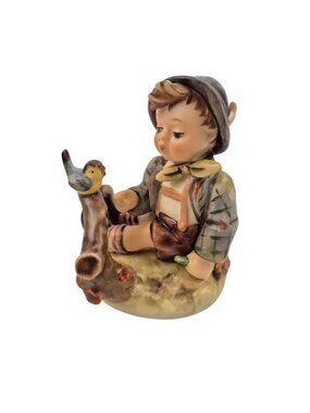 Goebel Whistlers Duet Figurine TMK 7 First Issue Haind Painted Porcelain 1992